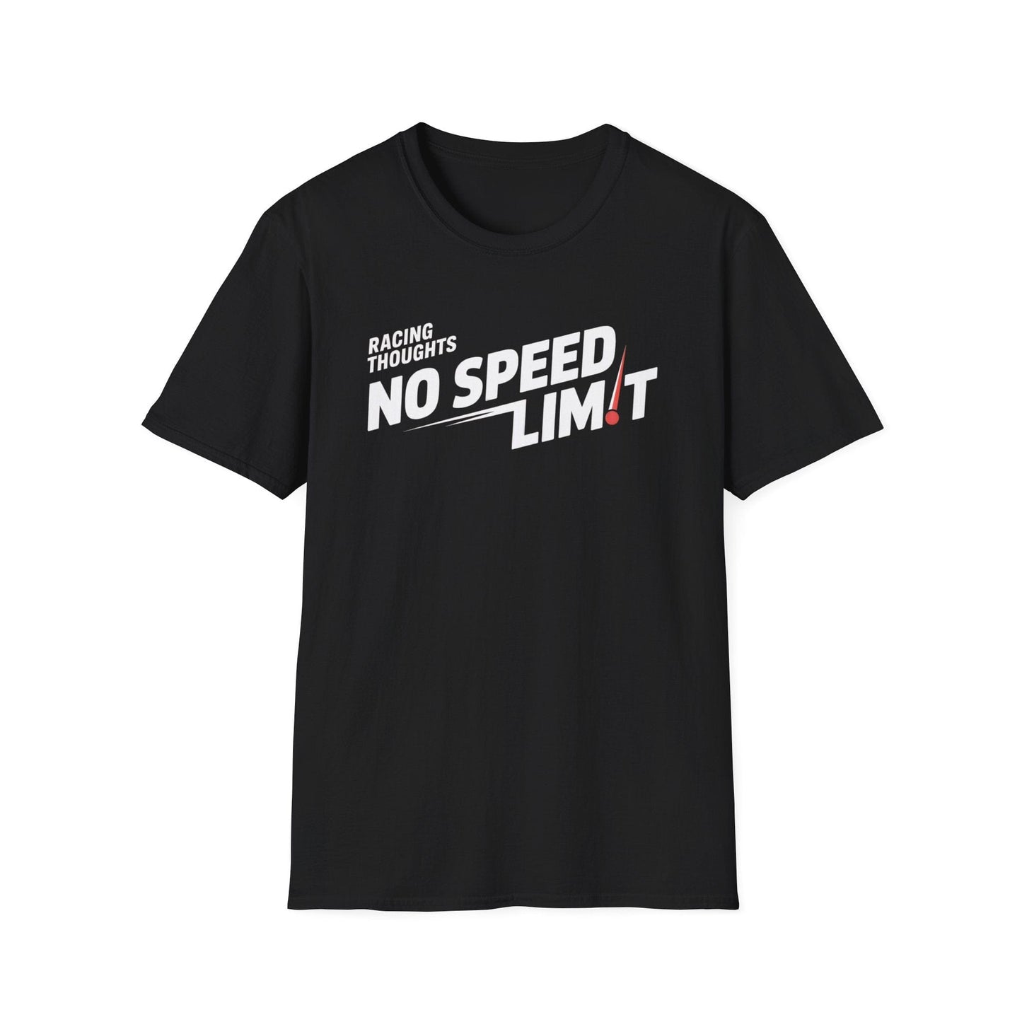 Racing Thoughts No Speed Limit ADHD Shirt