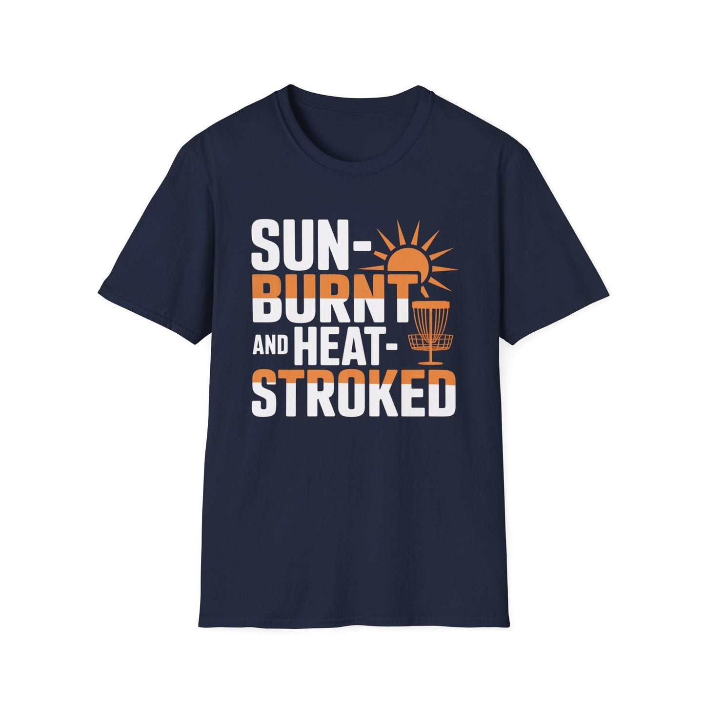 Sunburnt and Heat-Stroked – Summer Disc Golf T-Shirt