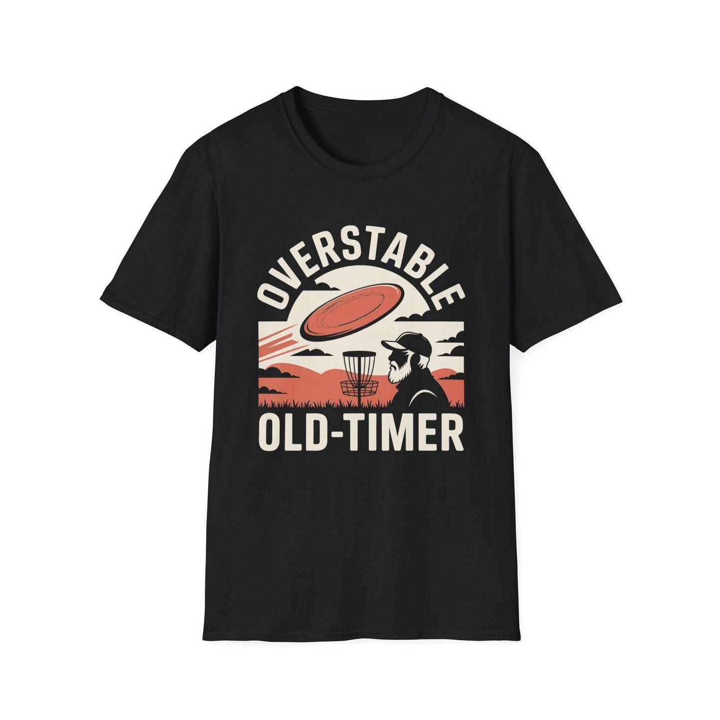 Overstable Old-Timer Funny Disc Golf T-Shirt