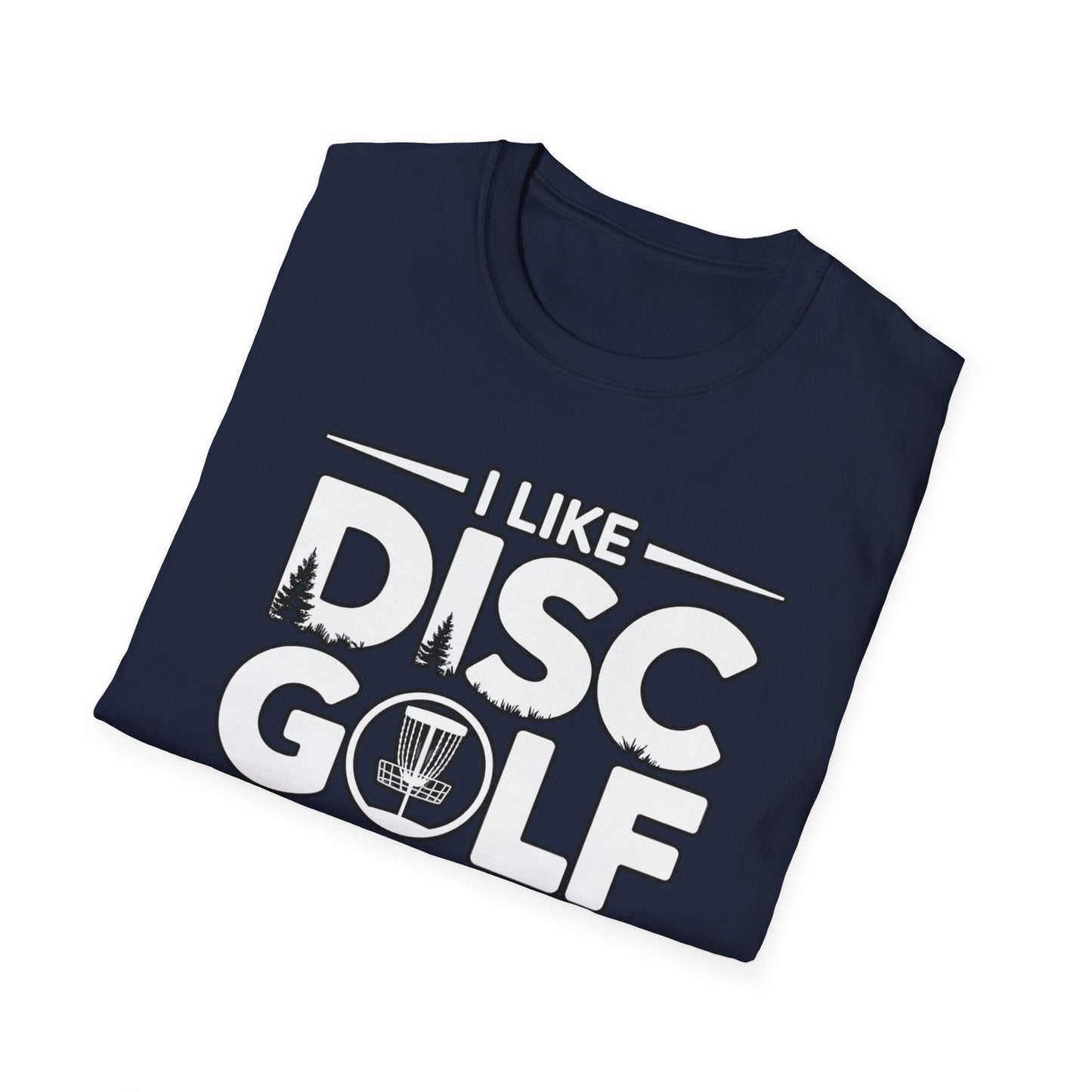 I Like Disc Golf and Maybe 3 People T-Shirt – Funny Disc Golf Humor Tee