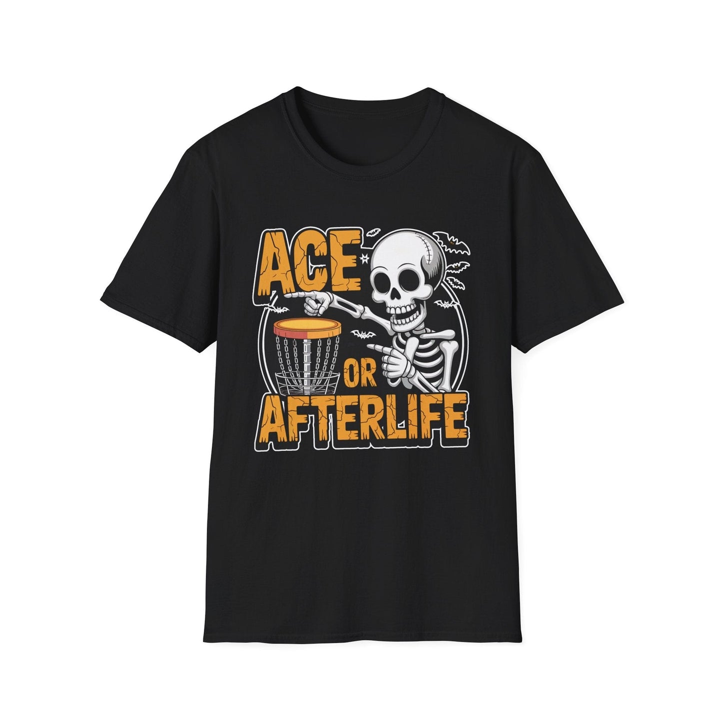 Ace or Afterlife Skeleton Disc Golf T-Shirt