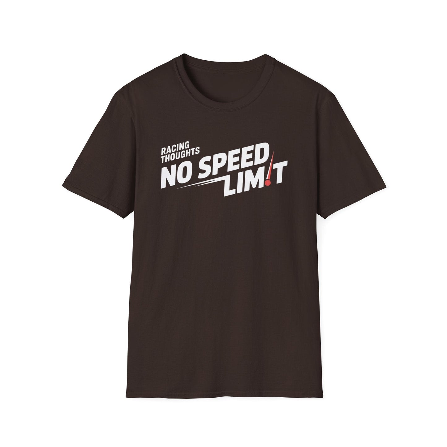 Racing Thoughts No Speed Limit ADHD Shirt