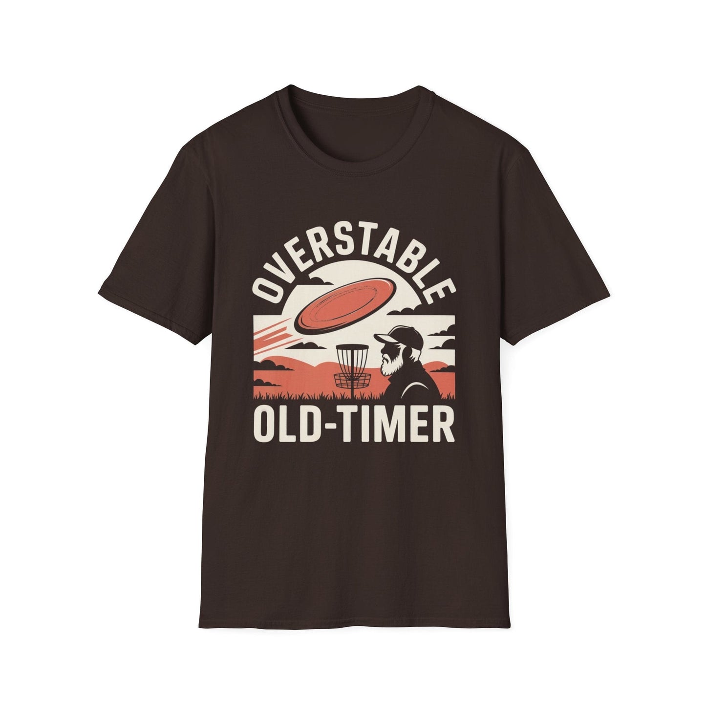 Overstable Old-Timer Funny Disc Golf T-Shirt