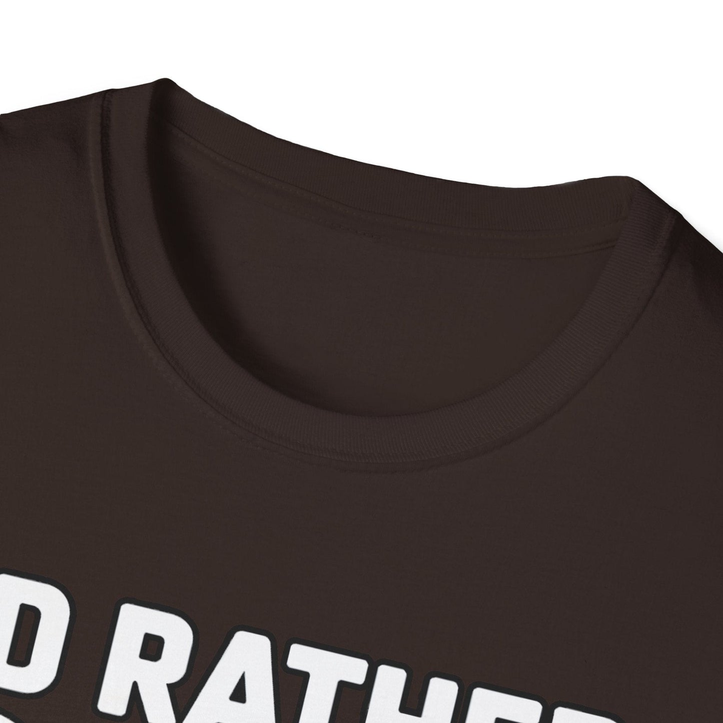 I’d Rather Play Disc Golf T-Shirt – Funny Disc Golf Player Tee