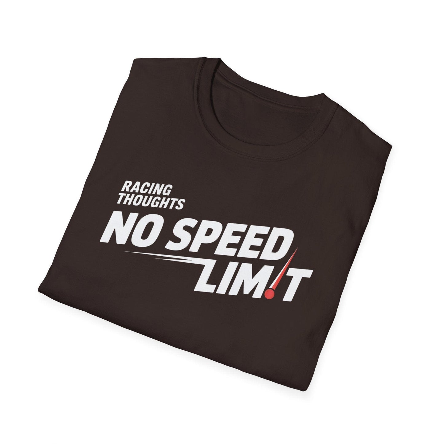 Racing Thoughts No Speed Limit ADHD Shirt