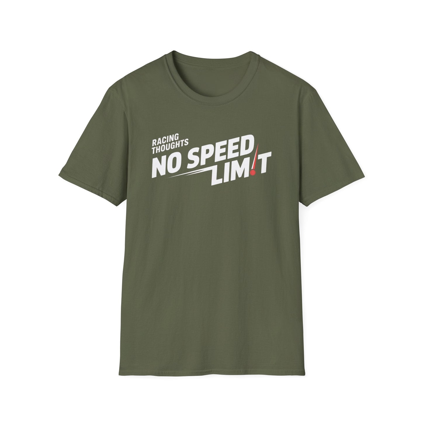 Racing Thoughts No Speed Limit ADHD Shirt