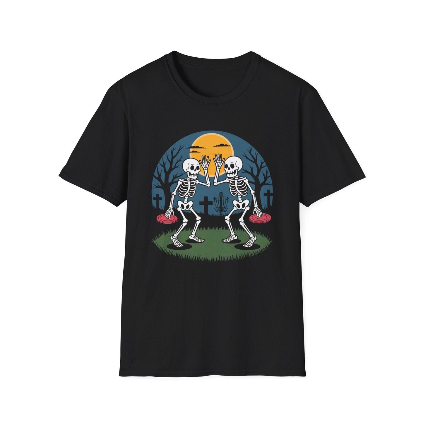 Skeleton Crew – Halloween Disc Golf T-Shirt