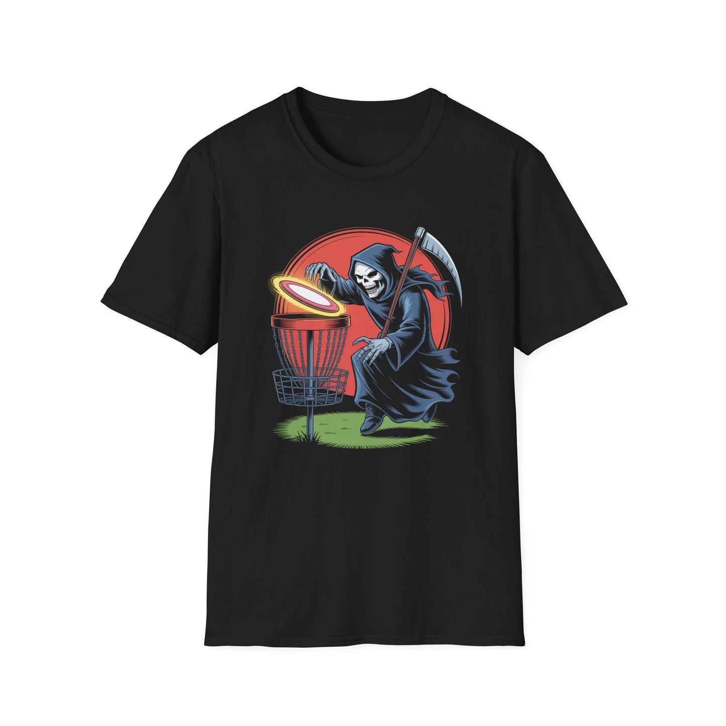 Death Putt v2 – Halloween Disc Golf T-Shirt