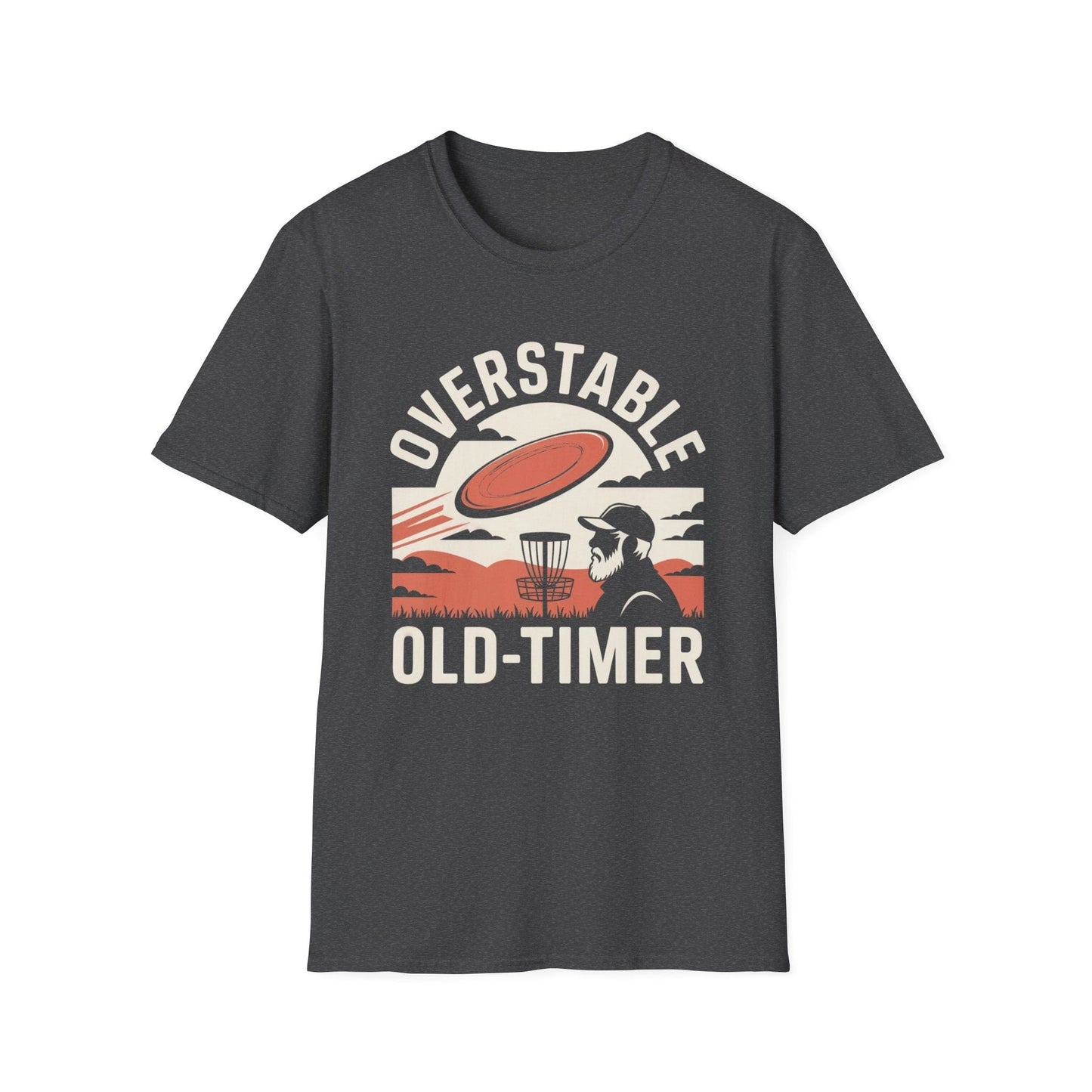 Overstable Old-Timer Funny Disc Golf T-Shirt