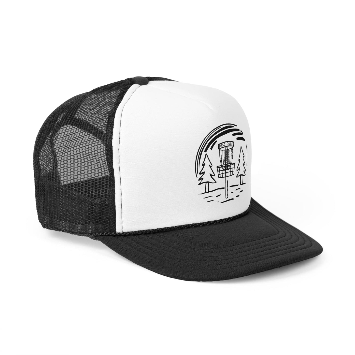 Hand-drawn Basket and Trees - Trucker Caps