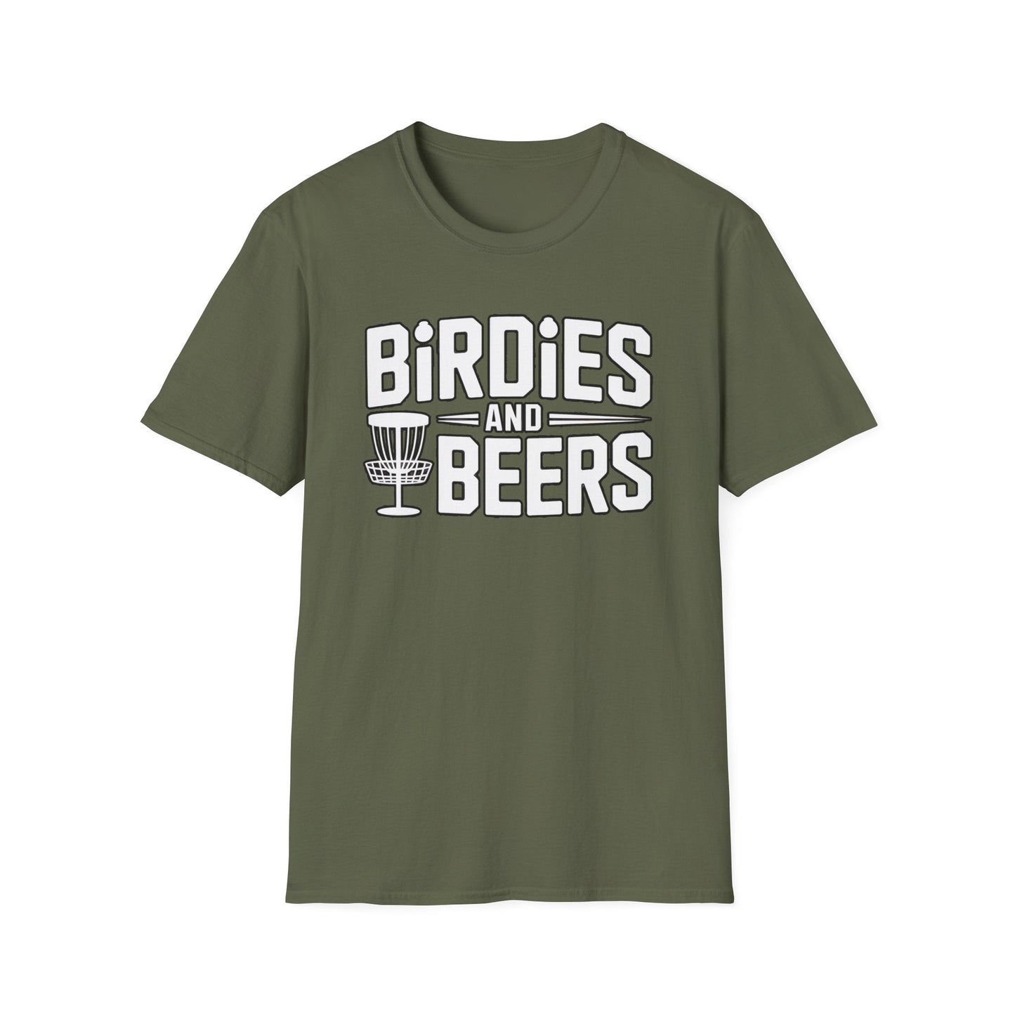 Birdies and Beers T-Shirt – Funny Disc Golf Drinking Tee