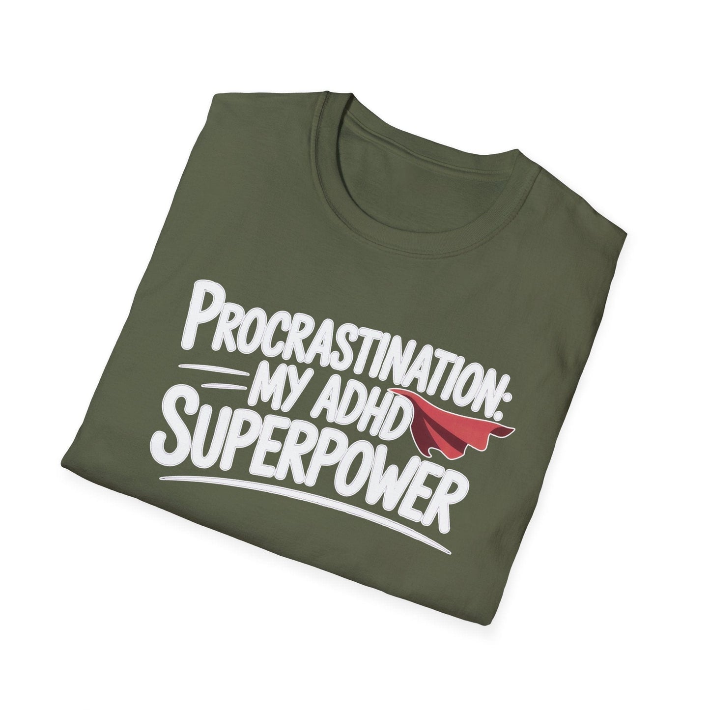 Procrastination Superpower ADHD T-Shirt