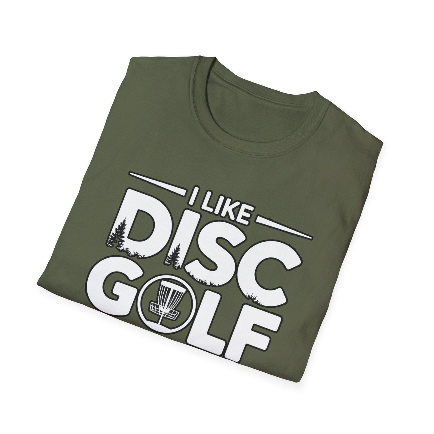 I Like Disc Golf and Maybe 3 People T-Shirt – Funny Disc Golf Humor Tee
