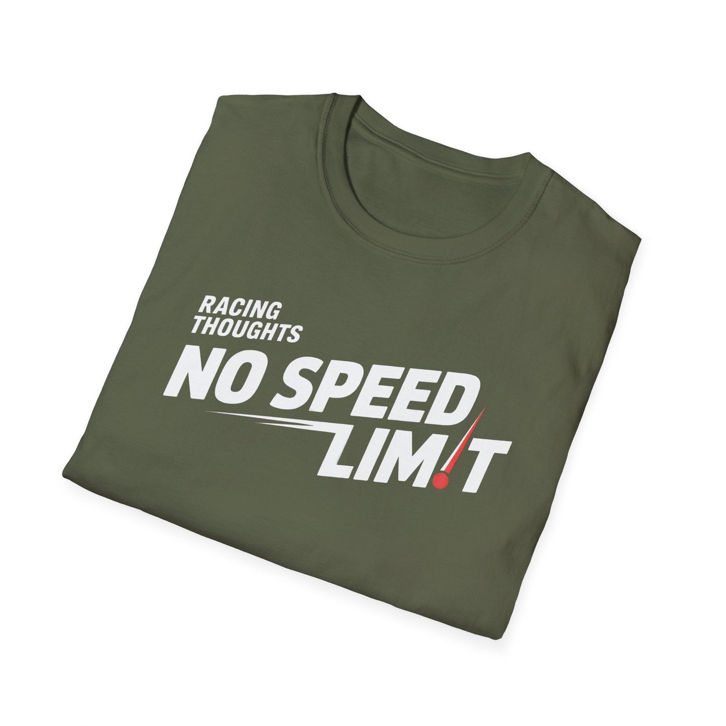 Racing Thoughts No Speed Limit ADHD Shirt