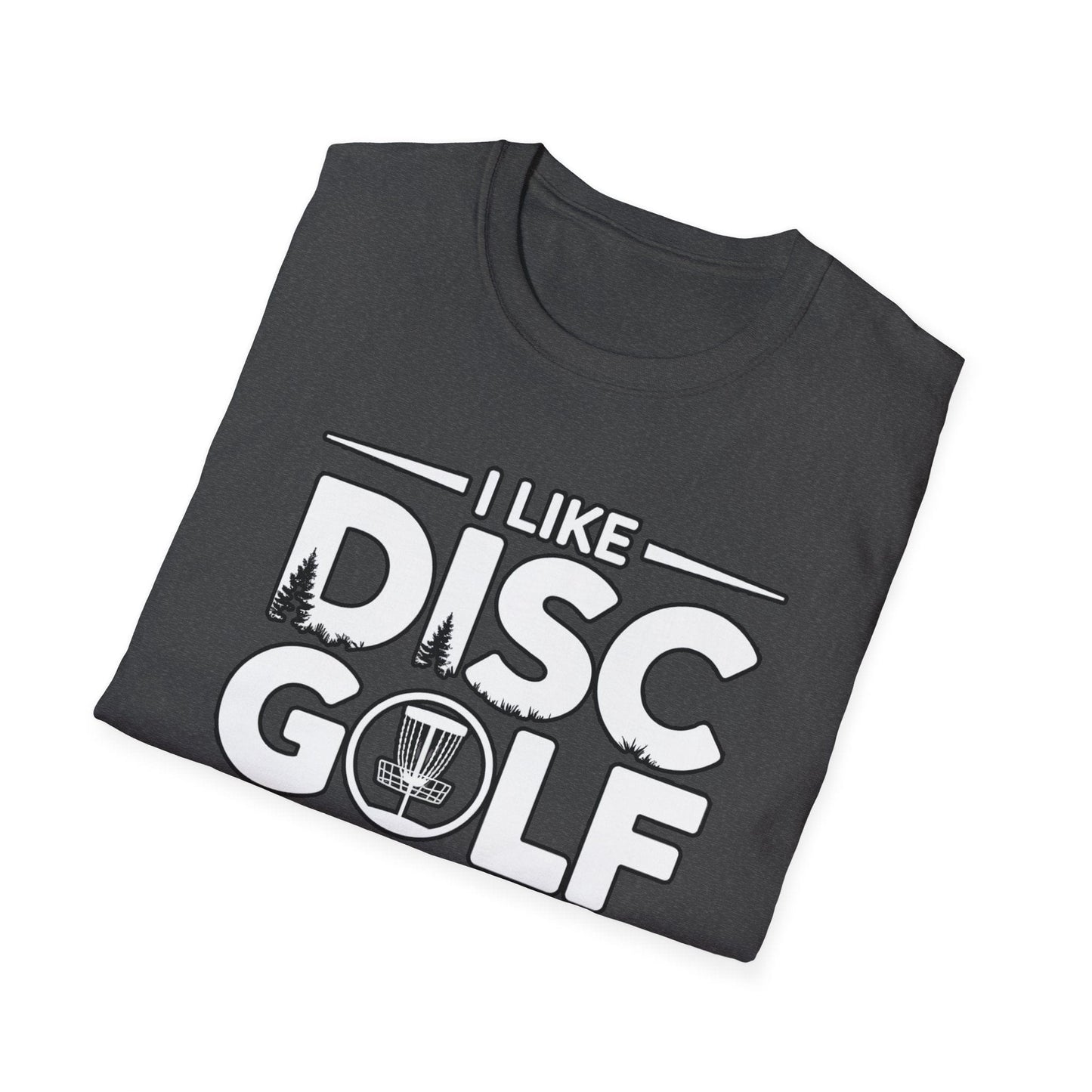 I Like Disc Golf and Maybe 3 People T-Shirt – Funny Disc Golf Humor Tee