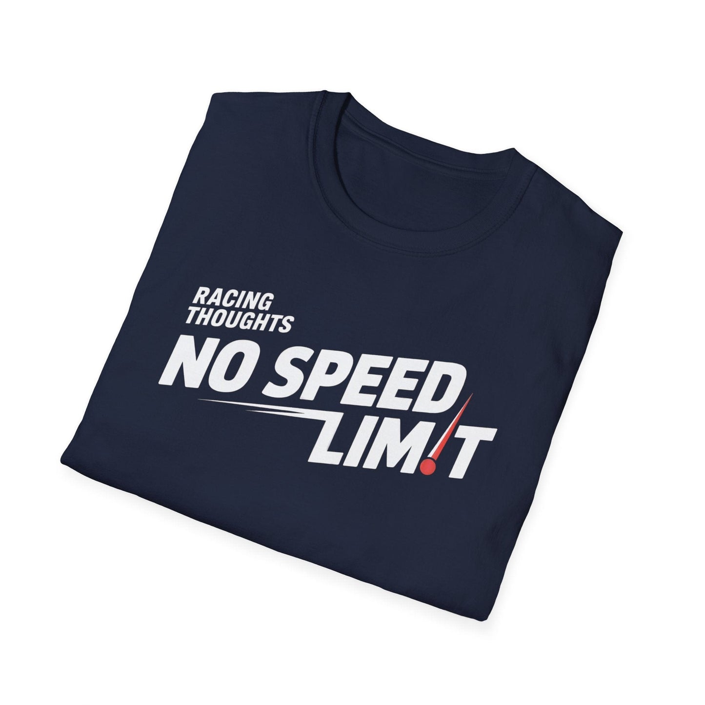Racing Thoughts No Speed Limit ADHD Shirt