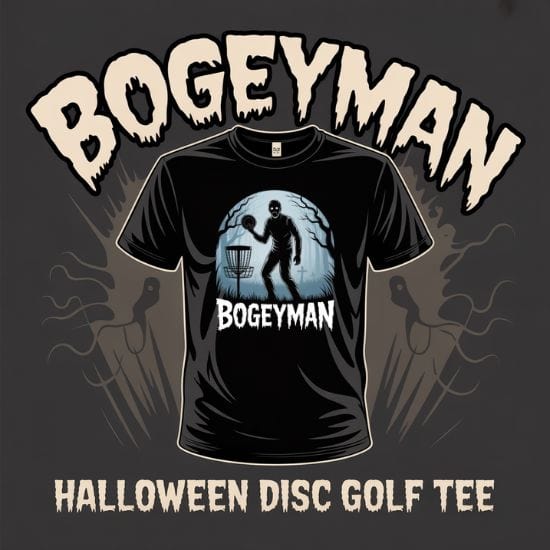 Bogeyman Halloween Disc Golf T-Shirt