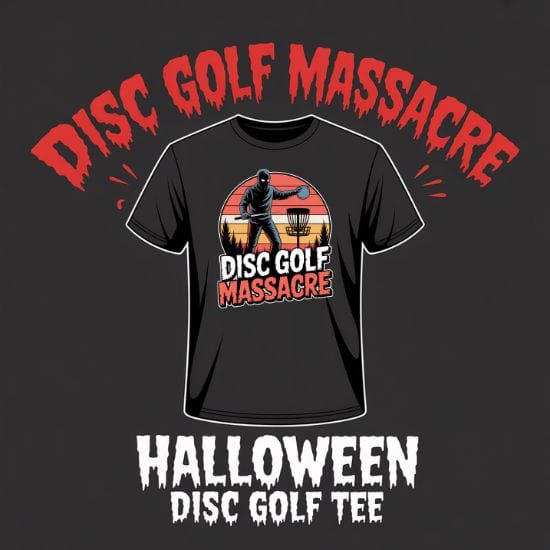 Disc Golf Massacre Horror Parody T-Shirt