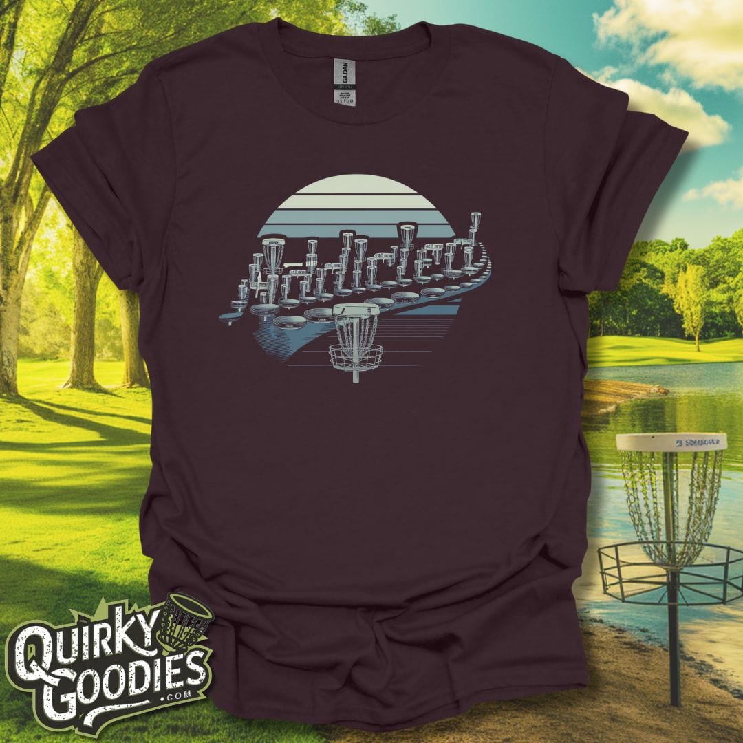 Addicted Optical Illusion T-Shirt Dark Chocolate