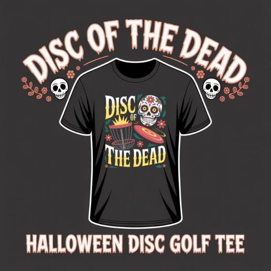Disc of the Dead Halloween Disc Golf T-Shirt