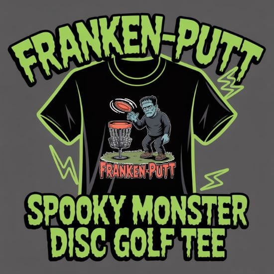 Franken-Putt Monster Disc Golf T-Shirt