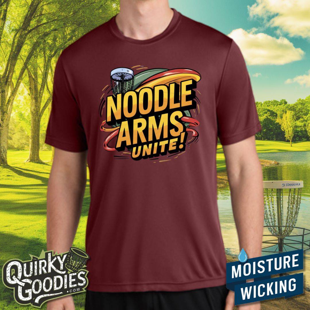 Noodle Arms Unite! - Sweat-Wicking T-Shirt