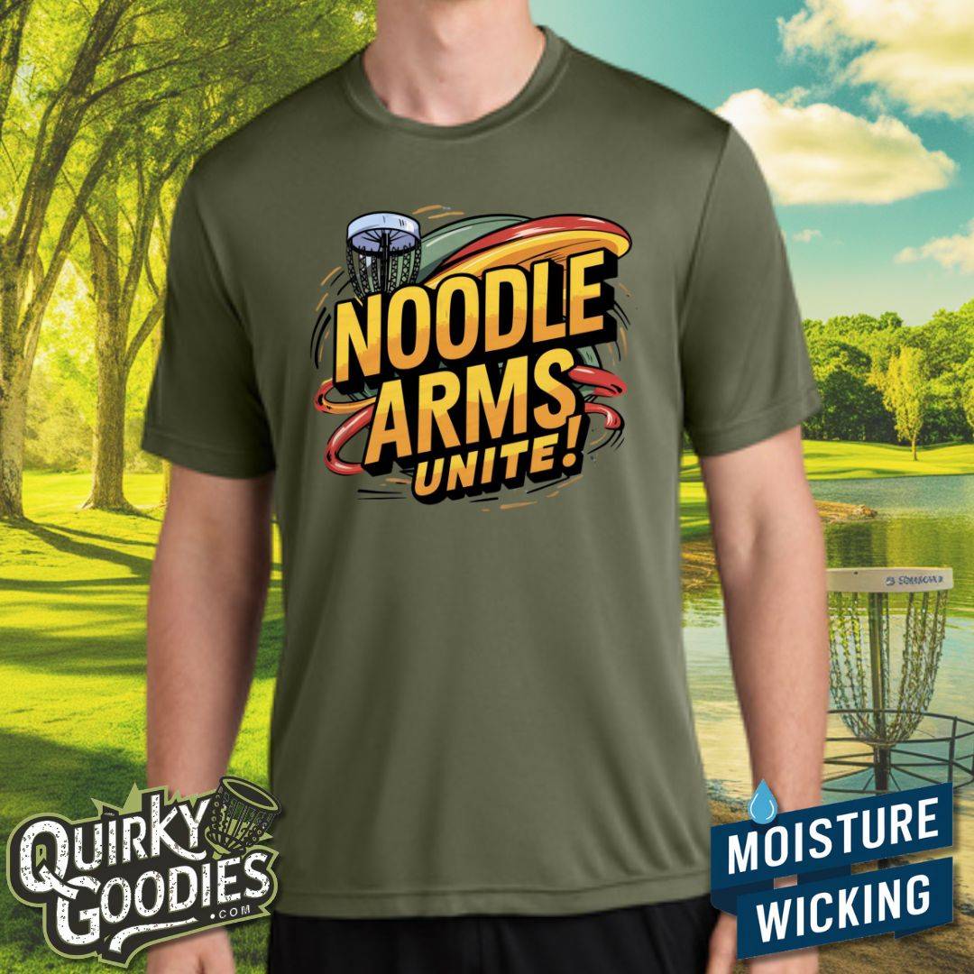 Noodle Arms Unite! - Sweat-Wicking T-Shirt