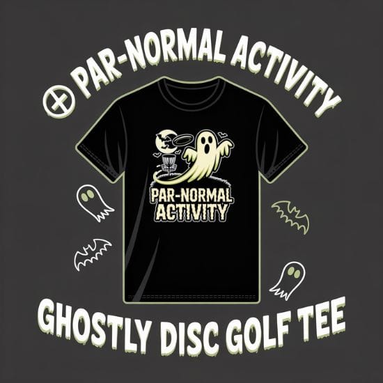 Par-Normal Activity Ghost Disc Golf T-Shirt