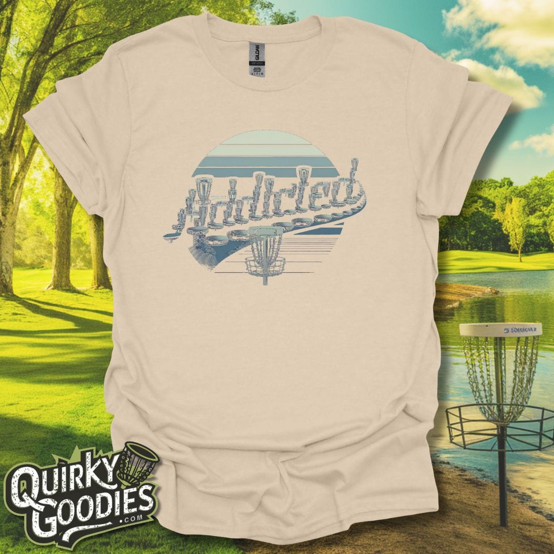 Addicted Optical Illusion T-Shirt Sand