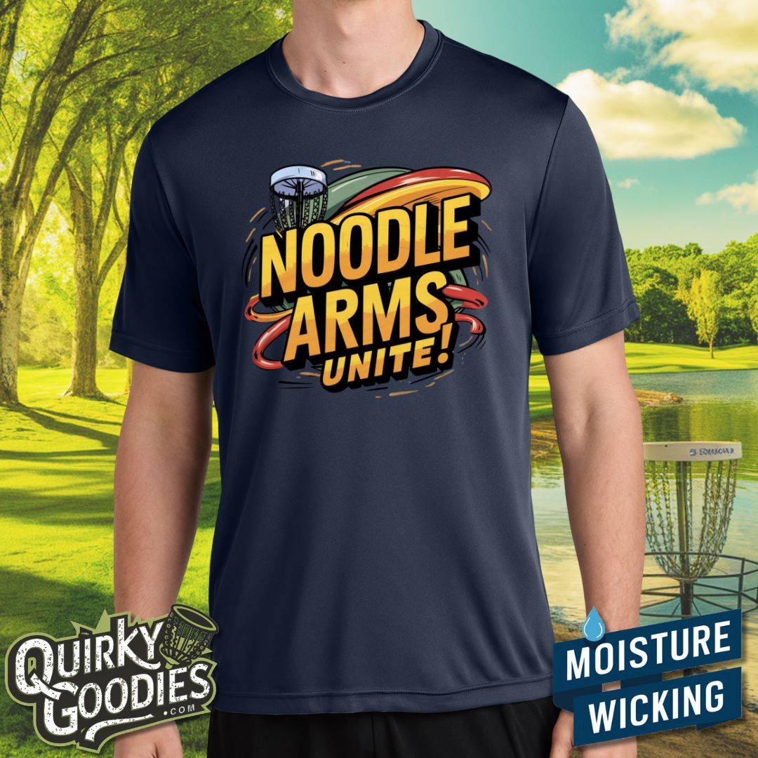 Noodle Arms Unite! - Sweat-Wicking T-Shirt