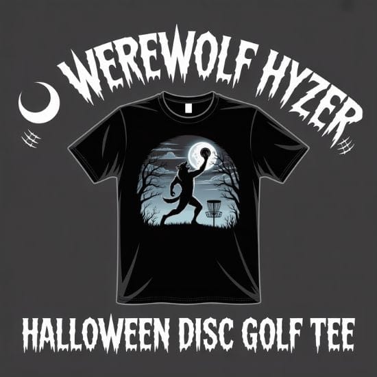 Werewolf Hyzer – Halloween Disc Golf T-Shirt