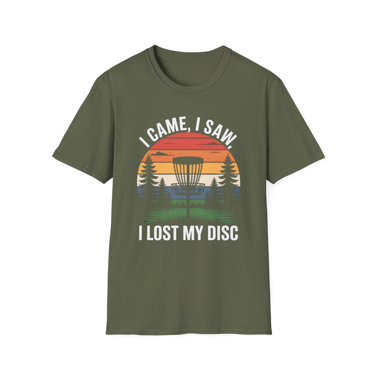 I Came, I Saw, I Lost My Disc – Funny Disc Golf T-Shirt