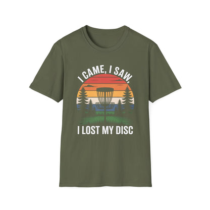 I Came, I Saw, I Lost My Disc – Funny Disc Golf T-Shirt