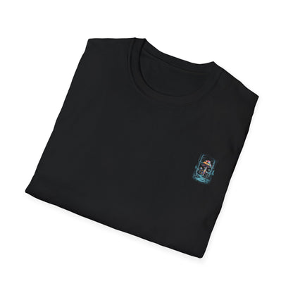 Disc Golf Basket Mushroom Tree (Back Print) T-Shirt