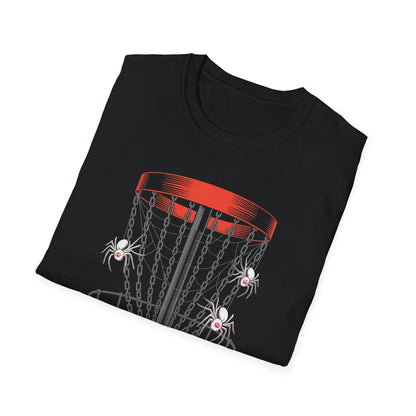 Spider Chains – Halloween Disc Golf T-Shirt