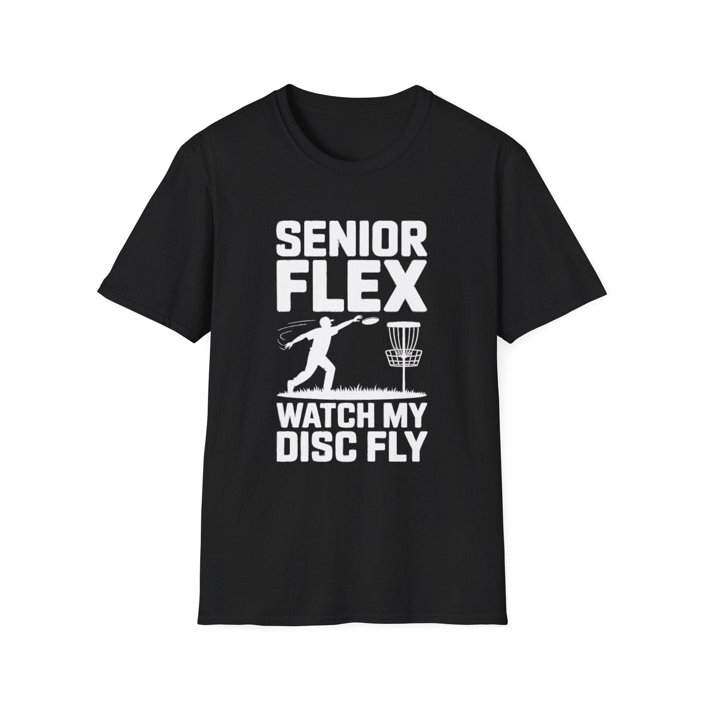 Senior Flex Watch My Disc Fly Disc Golf T-Shirt
