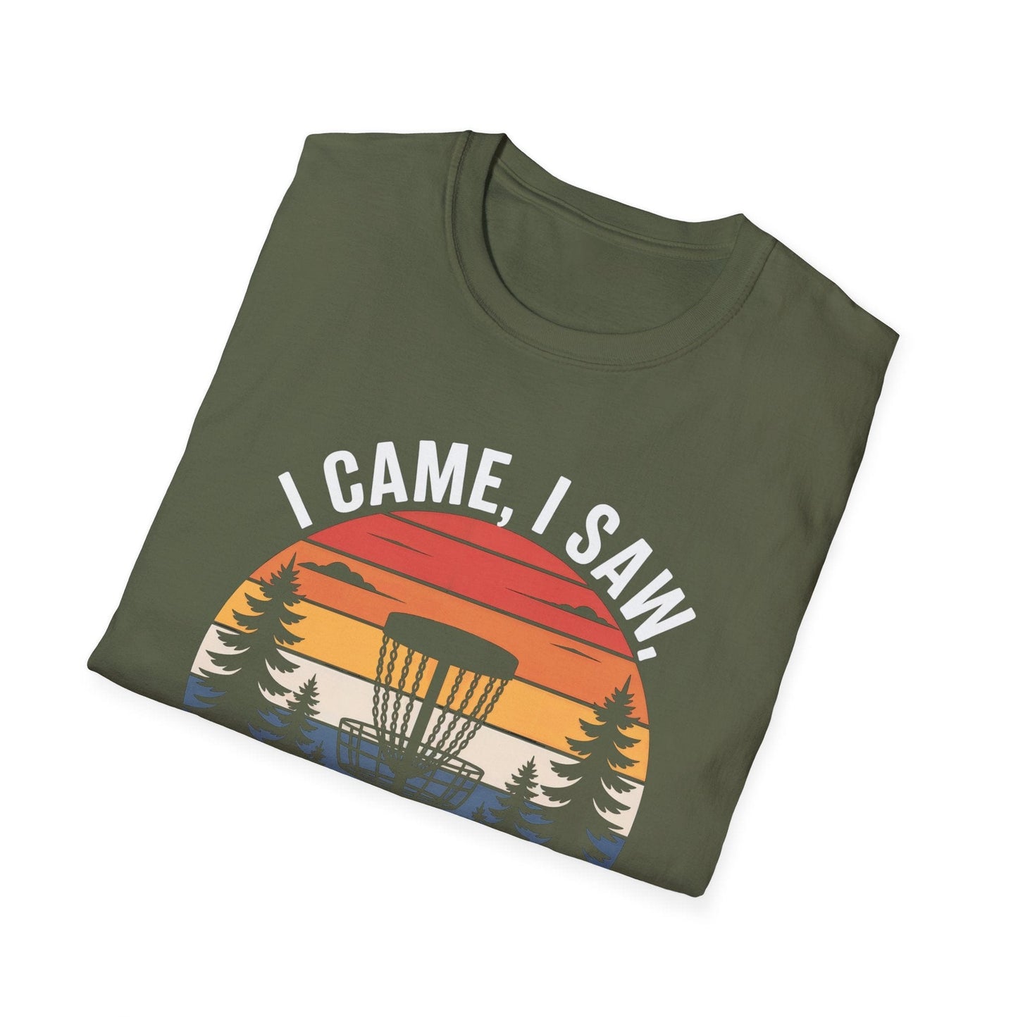 I Came, I Saw, I Lost My Disc – Funny Disc Golf T-Shirt