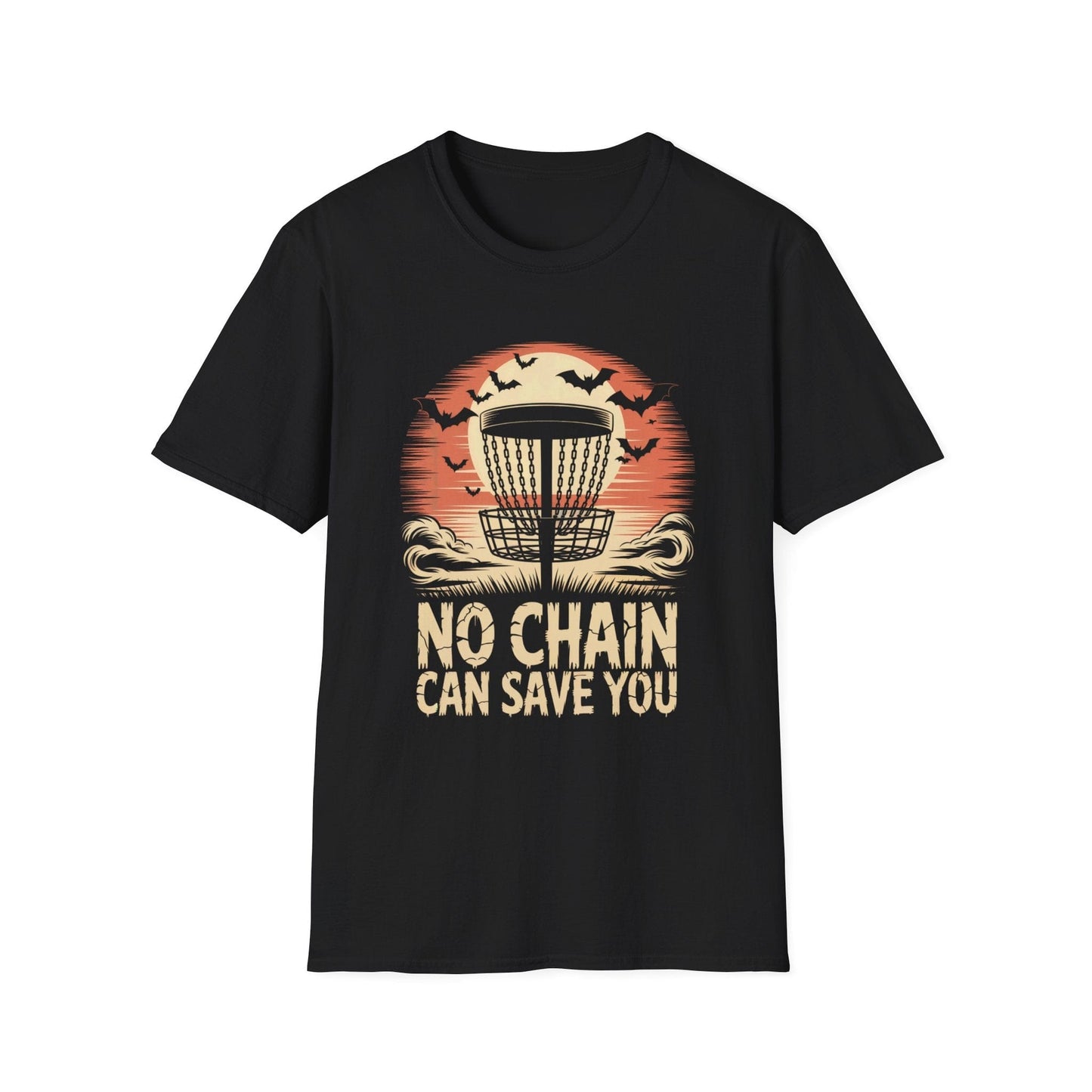 No Chain Can Save You Halloween Disc Golf T-Shirt