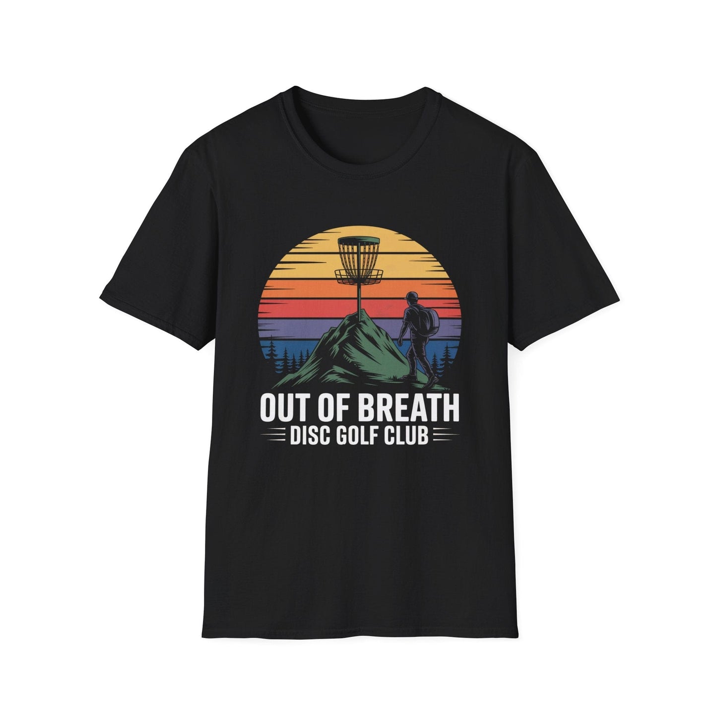 Out of Breath Disc Golf Club – Retro Disc Golf T-Shirt