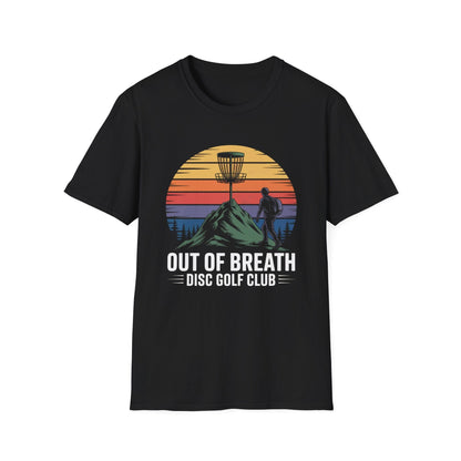 Out of Breath Disc Golf Club – Retro Disc Golf T-Shirt