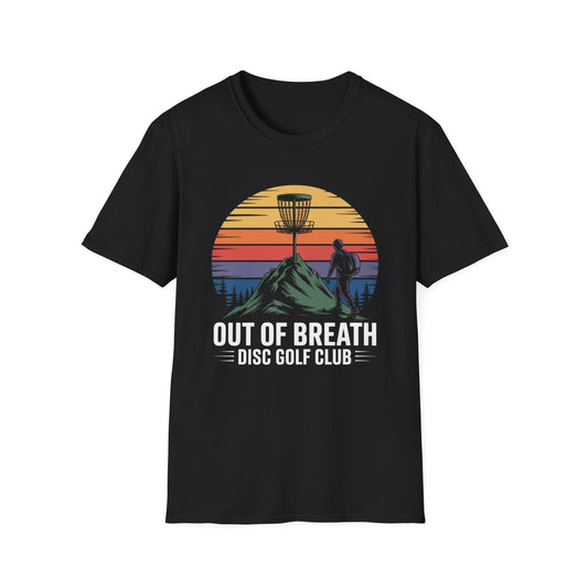 Out of Breath Disc Golf Club – Retro Disc Golf T-Shirt