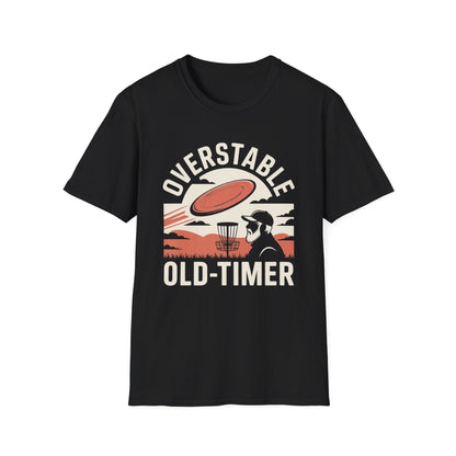 Overstable Old-Timer Funny Disc Golf T-Shirt