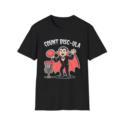 Count Disc-ula Vampire Disc Golf T-Shirt