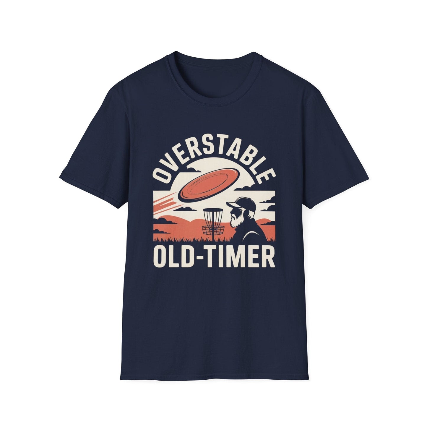 Overstable Old-Timer Funny Disc Golf T-Shirt