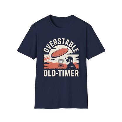 Overstable Old-Timer Funny Disc Golf T-Shirt