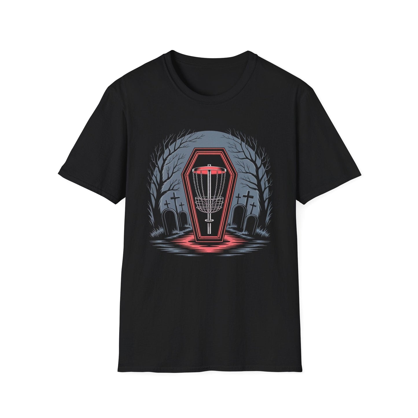 Coffin Putts – Halloween Disc Golf T-Shirt
