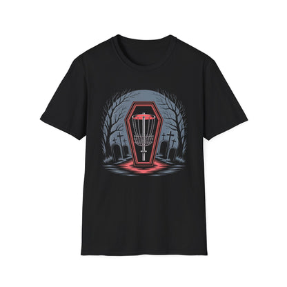Coffin Putts – Halloween Disc Golf T-Shirt