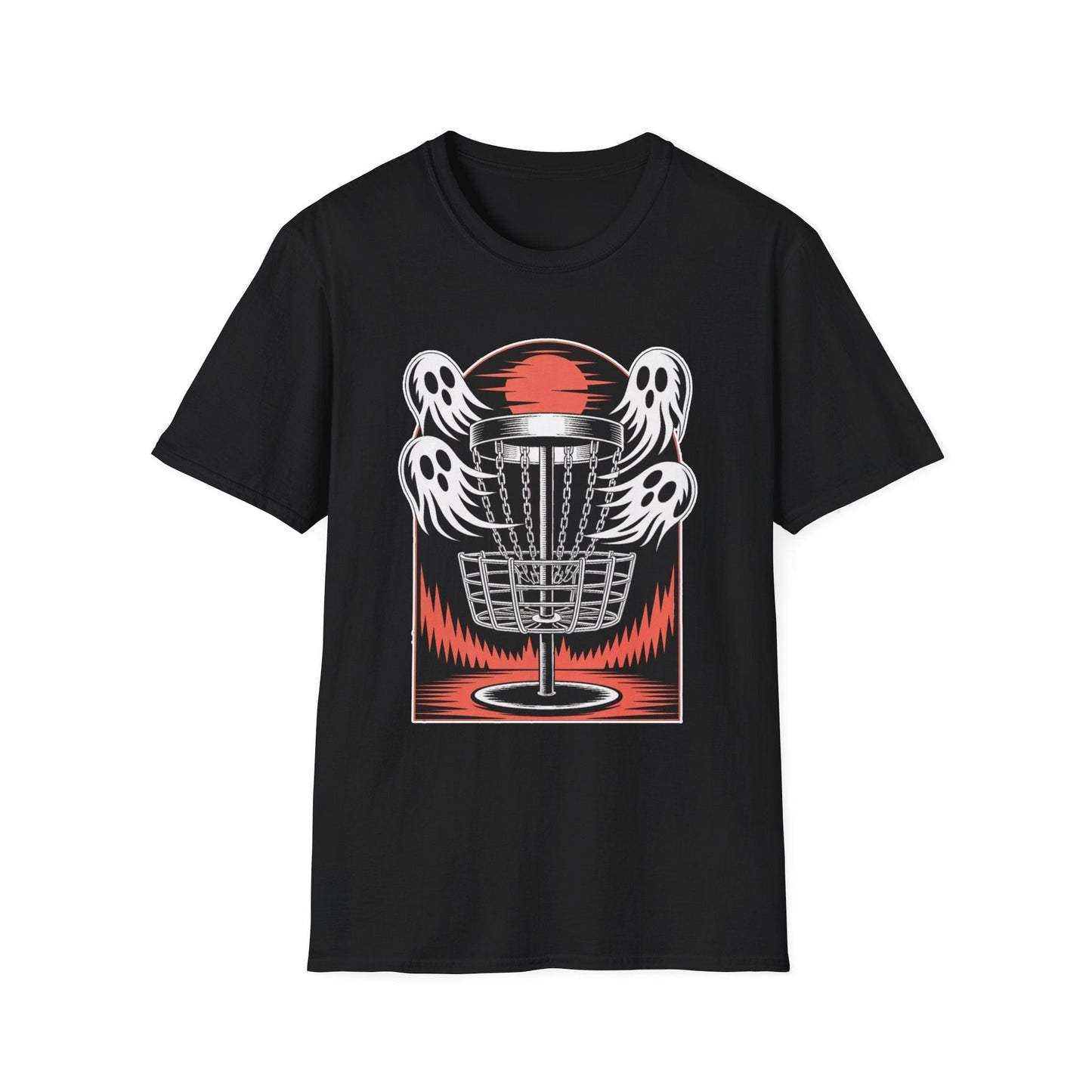 Haunted Chains – Halloween Disc Golf T-Shirt