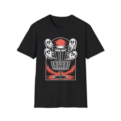 Haunted Chains – Halloween Disc Golf T-Shirt
