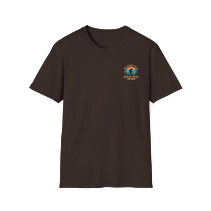 Not All Who Wander Are Lost Bigfoot v2 Disc Golf (Back Print) T-Shirt
